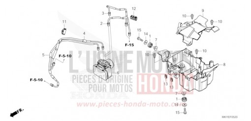 ABS MODULATOR CB650RACR de 2024